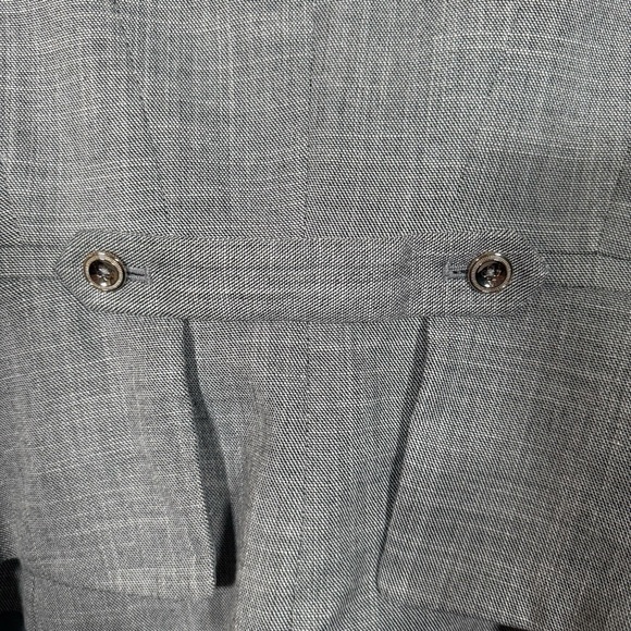 White House Black Market old money Blazer Jacket Grey Size 8 - Picture 6 of 9